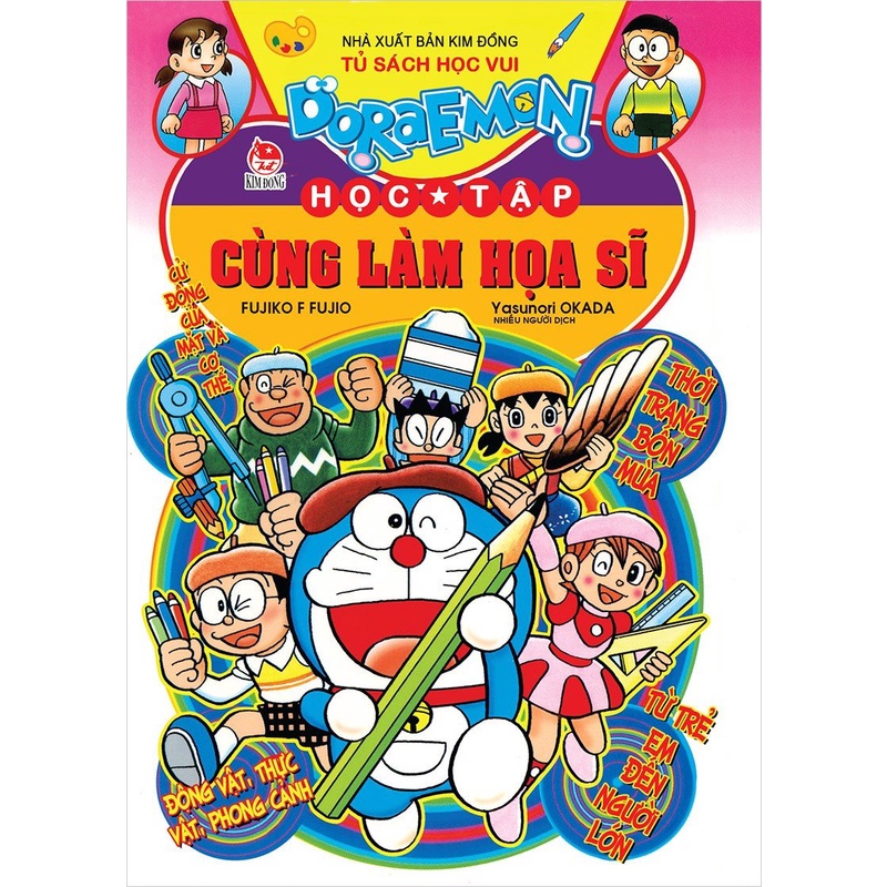 Truyện tranh - Doraemon học tập phiên bản mới: Cùng làm họa sĩ (KĐ40)