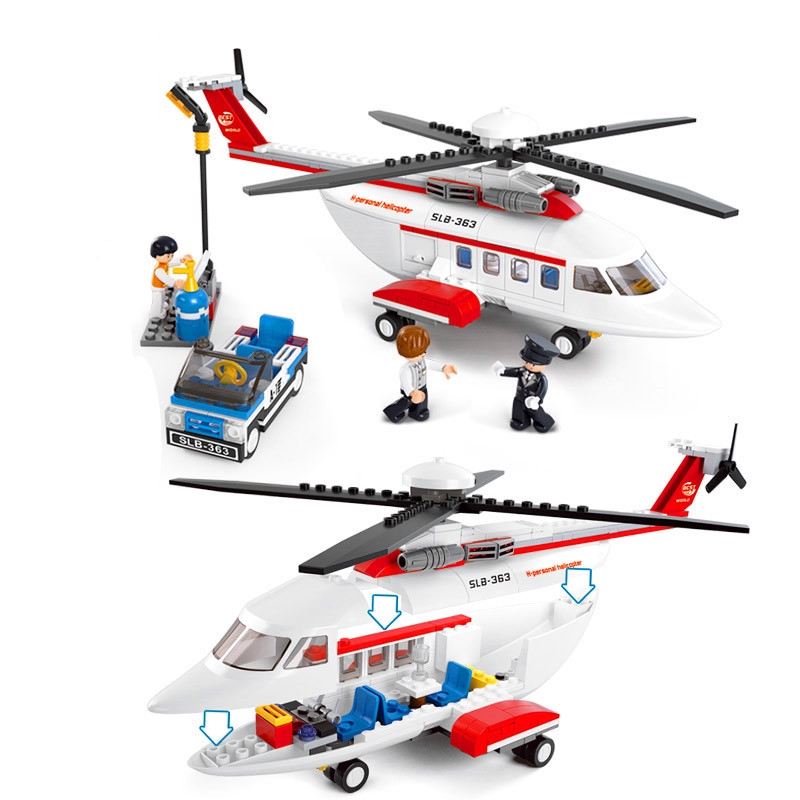 Bộ đồ chơi xếp hình Lego 259 mảnh ghép hình máy bay cho bé