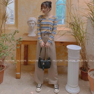 quần culottes - QUẦN SUÔNG CẠP CÚC  ྇