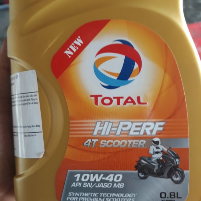Nhớt total nhập singapore xe ga