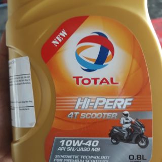 Nhớt total nhập singapore xe ga