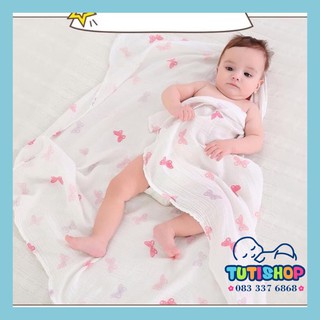 Khăn sợi tre Muslin Swaddle 100% Organic cotton