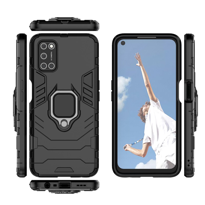 Ốp điện thoại cứng có vòng nhẫn cho OPPO A92 A52