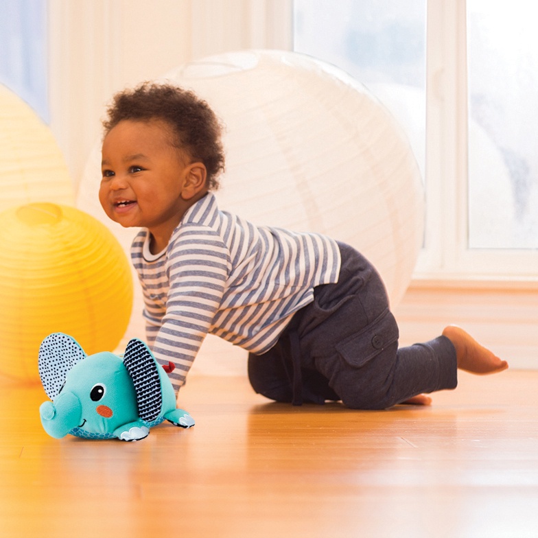 ĐỒ CHƠI NHẠC LẮC LƯ INFANTINO HÌNH VOI MUSICAL MOVER &amp; SHAKER ELEPHANT