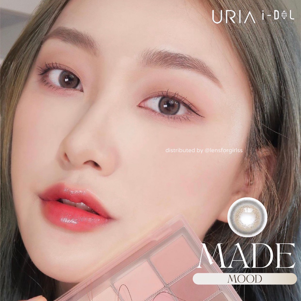 Kính áp tròng cao cấp có viền Made Mood Brown - Chính hãng IDOL LENS | HSD 8-12 tháng | Lens cận