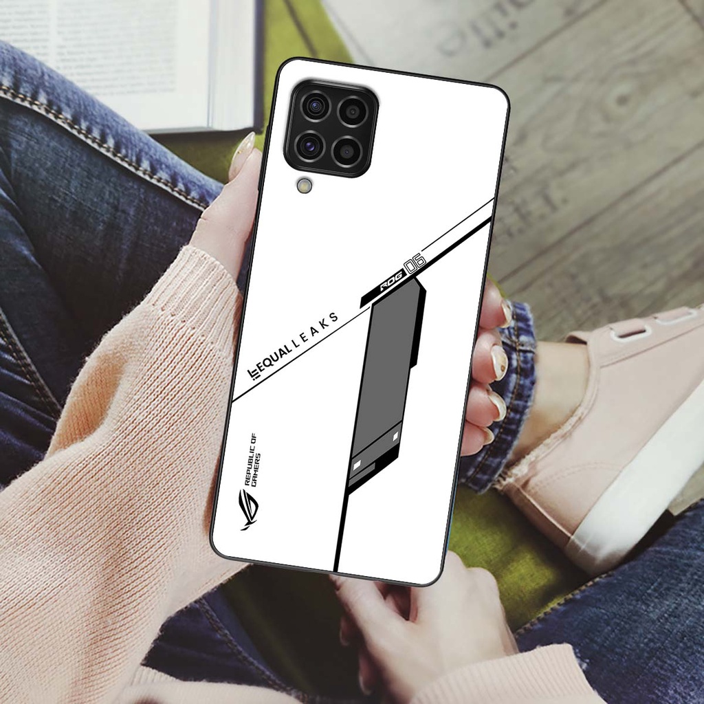 Ốp lưng điện thoại Samsung Galaxy M62 - Republic of Gamers, chất liệu kính cường lực
