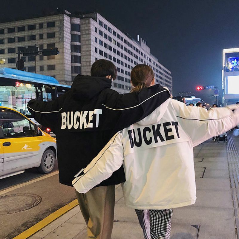 Áo Phao Nam Nữ Bucket Phối Viền
