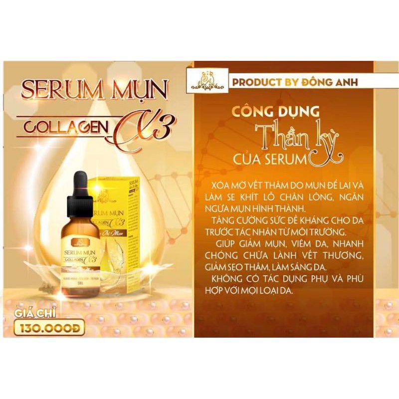 Serum Mụn Collagen x3 Đông Anh