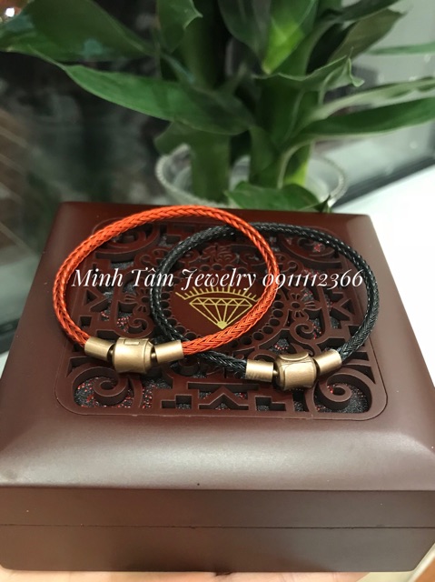 Vòng tay dây cước đeo charm-Minh Tâm Jewelry