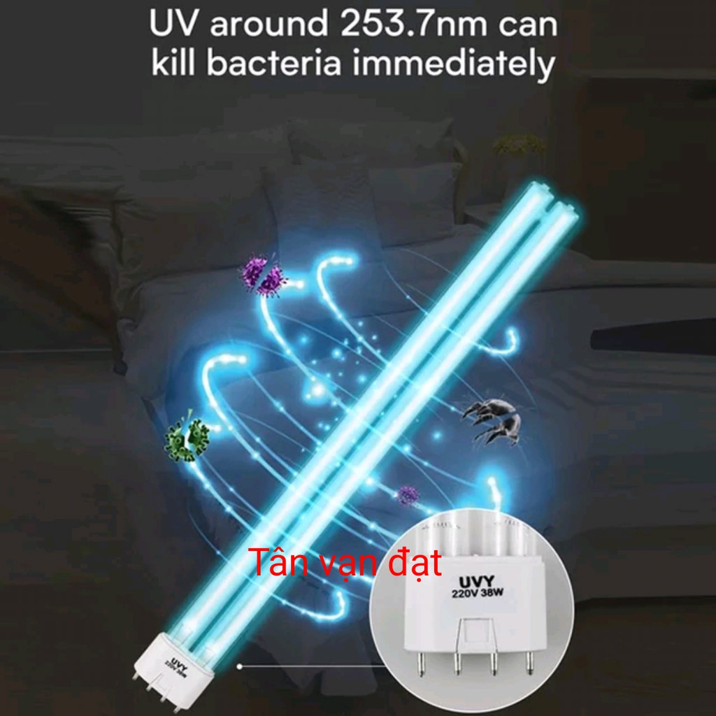 Đèn UV Ozone diệt vi khuẩn có điều khiển từ xa