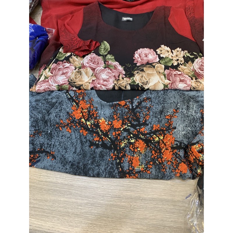 2 đầm xuông hoa sale
