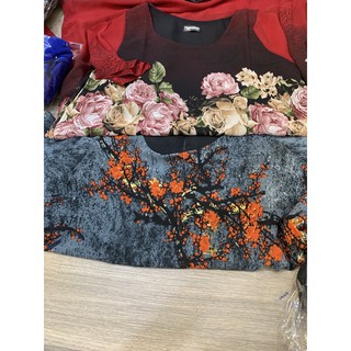 2 đầm xuông hoa sale