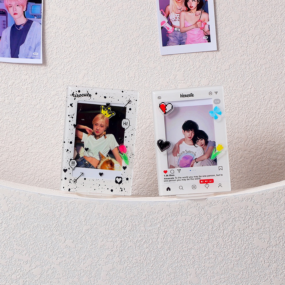 Khung Ảnh Bằng Acrylic Trong Suốt Đơn Giản Phong Cách Hàn Quốc Đứng