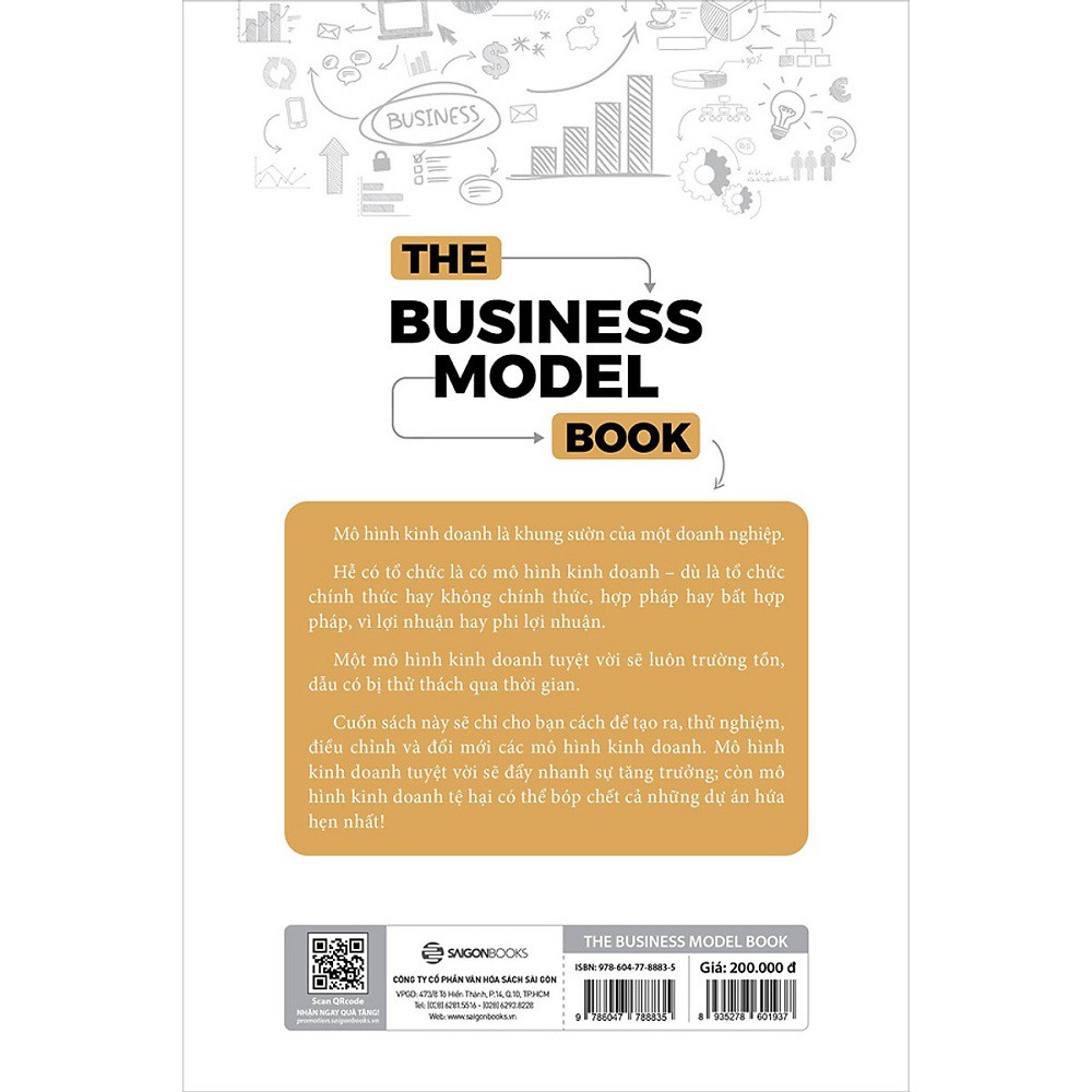Sách Sài Gòn - The Business Model Book: Xây Dựng, Thiết Kế Và Tối Ưu Mô Hình Kinh Doanh | BigBuy360 - bigbuy360.vn