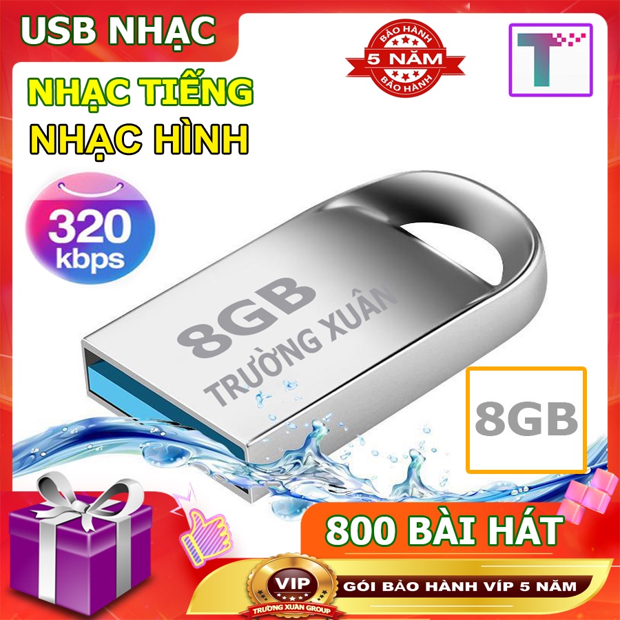 Phụ kiện ô tô cần có USB Nhạc gồm 1000 bài hát nhiều thể loại, nhạc hình và nhạc tiếng - BH 5 năm