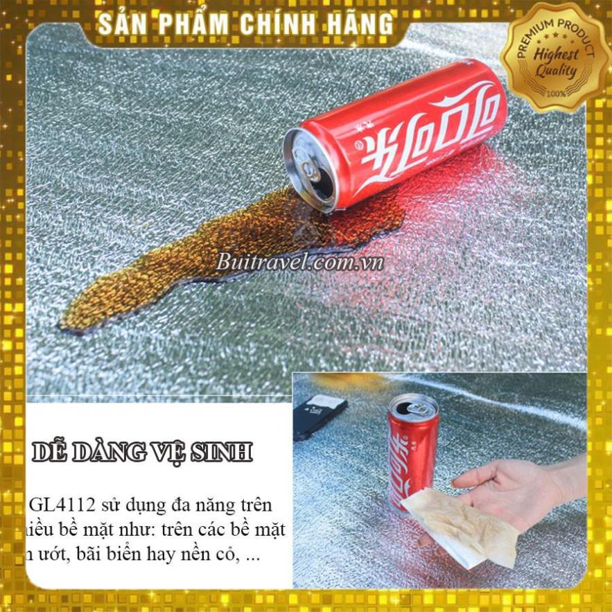 (CỰC RẺ) Thảm trải du lịch cách nhiệt tráng bạc GL4112. Thảm tráng bạc 2 lớp chống thấm