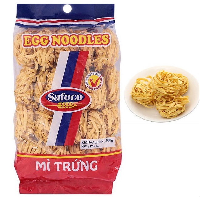 MÌ TRỨNG SAFOCO SỢI LỚN 500g