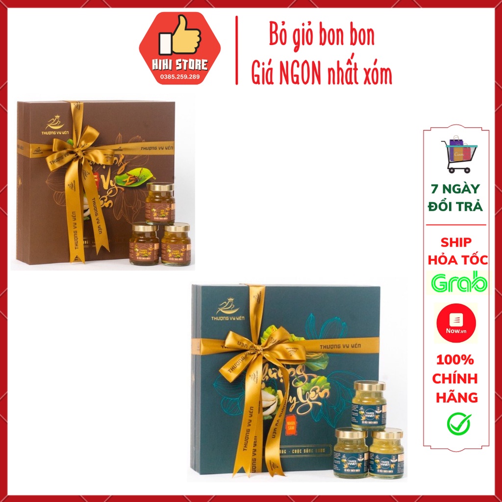 SET QUÀ THƯỢNG VI YẾN CICI - YẾN CHƯNG ĐÔNG TRÙNG HẠ THẢO/ NHÂN SÂM