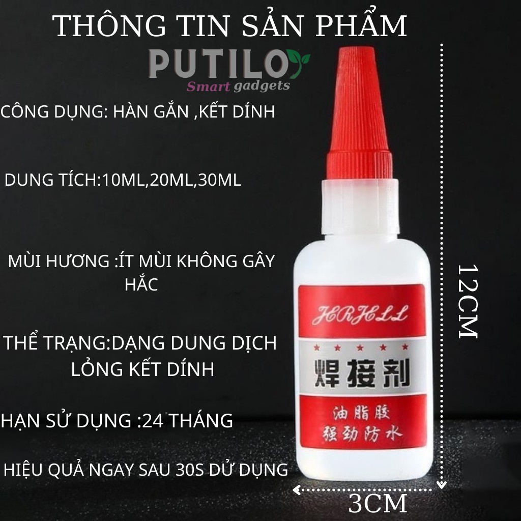 Keo dán siêu dính đa năng keo dính cực mạnh trên mọi chất liệu -gỗ,kim loại,nhựa,gốm sứ,thủy tinh