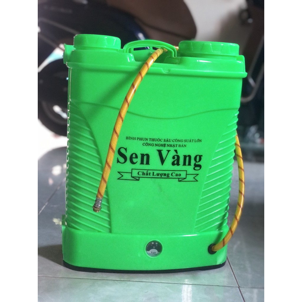 Bình phun thuốc trừ sâu, diệt cỏ Sen Vàng - Con Trâu Vàng 20L bền, rẻ, đẹp - Sen Vàng bạn của nhà nông - Bình thuốc sâu