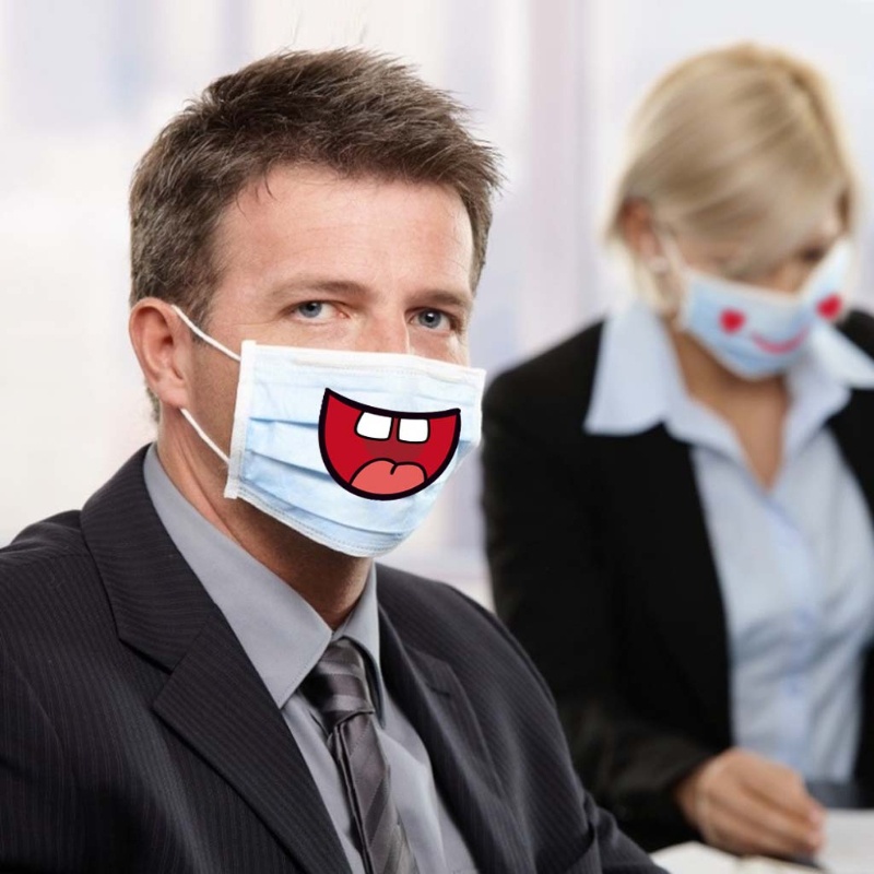 Set 50 Nhãn Dán Hình Mặt Cười / Môi / Mặt Cười Trang Trí Sổ Tay