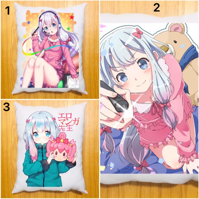 Gối ôm anime sagiri dài 40x50cm