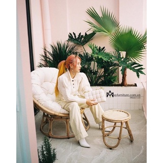 Ghế mây tròn papasan