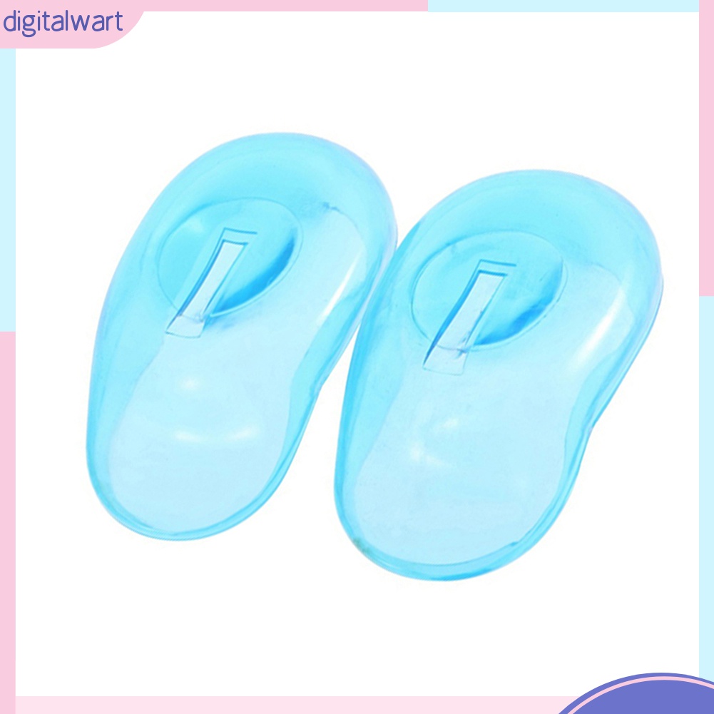 Bộ 2 Vỏ Bọc Bảo Vệ Tai Khi Nhuộm Tóc Bằng Silicone Trong Suốt