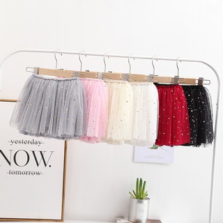 Váy ballet tutu vải tulle phối sequin cho bé gái