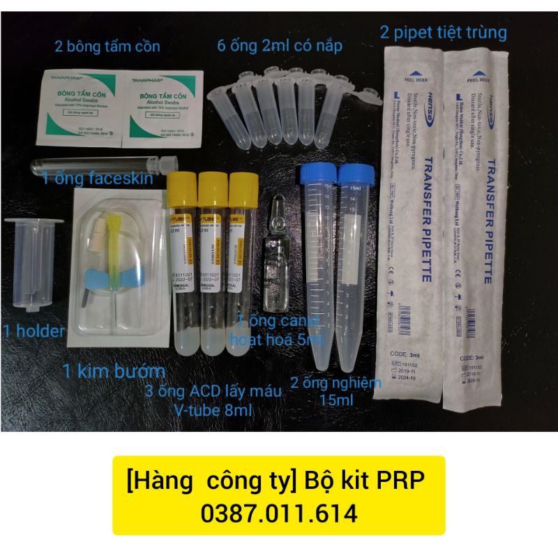 BỘ KIT PRP ống ACD Hàn có hướng dẫn hoạt hoá