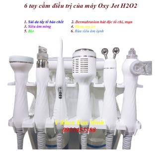 MÁY CHĂM SÓC DA 6IN1 H2O2 CHO SPA