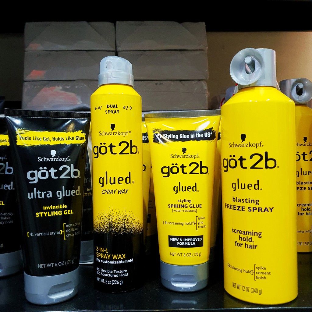 Gel vuốt xịt giữ nếp tóc Got2b Schwarzkopf - Hàng Mỹ