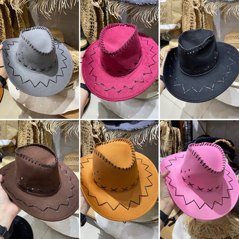 Nón cao bồi nỉ nhung