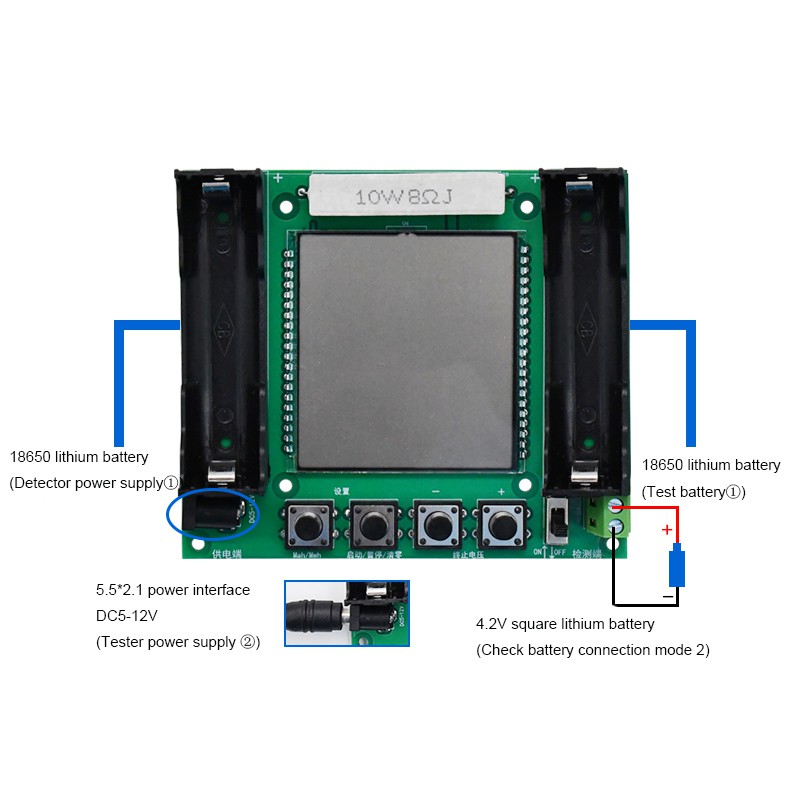 Module kiểm tra dung lượng pin lithium Xh-M239 18650