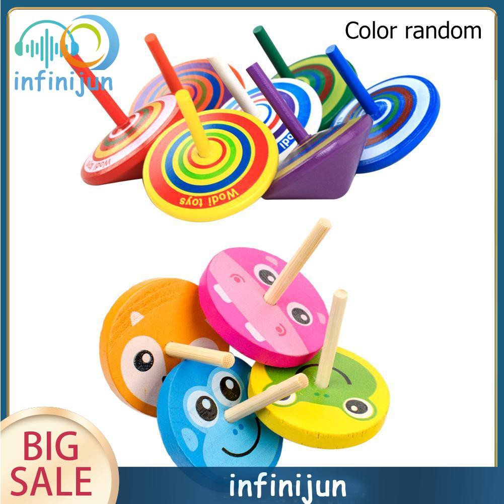 Con quay đồ chơi bằng gỗ giúp giải tỏa căng thẳng làm quà tặng sinh nhật/ lễ hội dành cho trẻ em