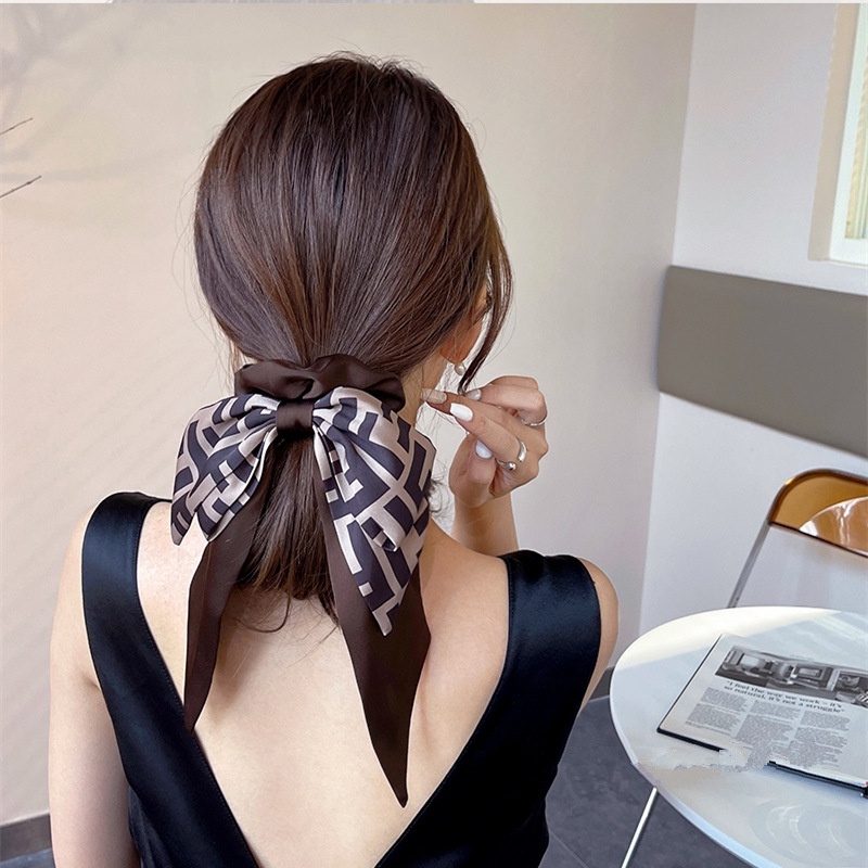 Dây buộc tóc thắt nơ phong cách xinh xắn thời trang cho nữ