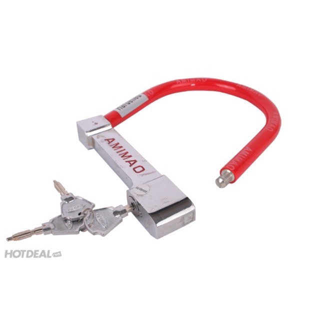 Khóa Chữ U AMIMAO, Khóa Xe Máy Chống Trộm
