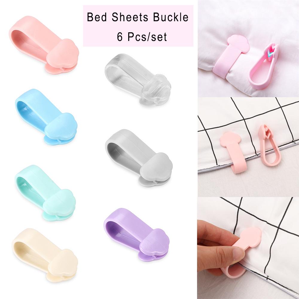 Set 6 Kẹp Cố Định Ga Trải Giường Chống Trượt