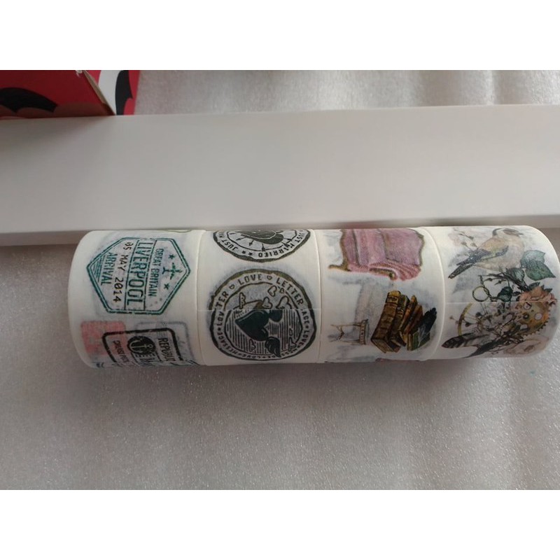 SIÊU RẺ Băng keo Washi tape phong cách VINTAGE