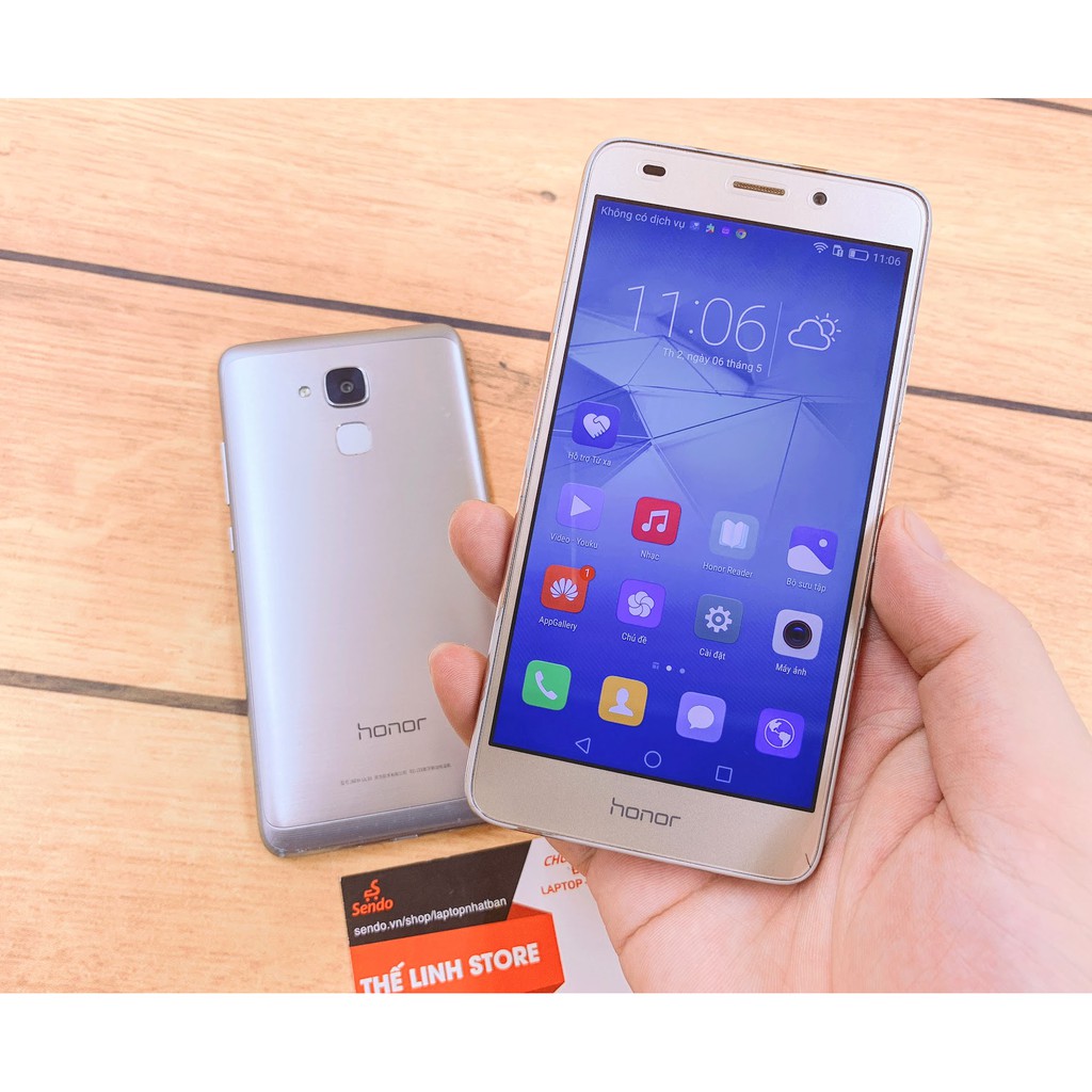 [Mã 1511ELSALE hoàn 7% đơn 300K] Điện thoại Huawei Honor 5C ram 3G 32G - vỏ kim loại, vân tay | WebRaoVat - webraovat.net.vn