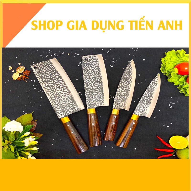 ComBo Bộ dao 4 món hàng chuẩn Nhíp ô tô