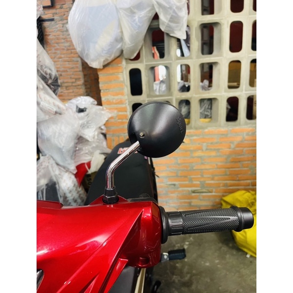 Gương chiếu hậu xe máy mini, gương tròn hàng nhập chính hãng thái lan