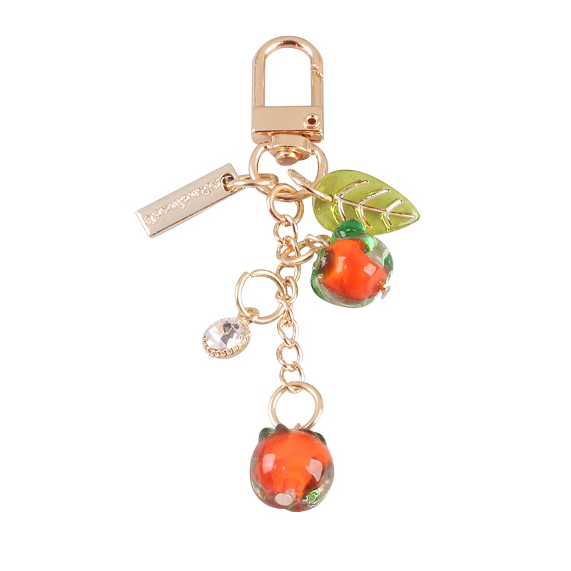 Phụ Kiện Móc Khóa Hình Trái cherry Bằng Nhựa acrylic Dễ Thương