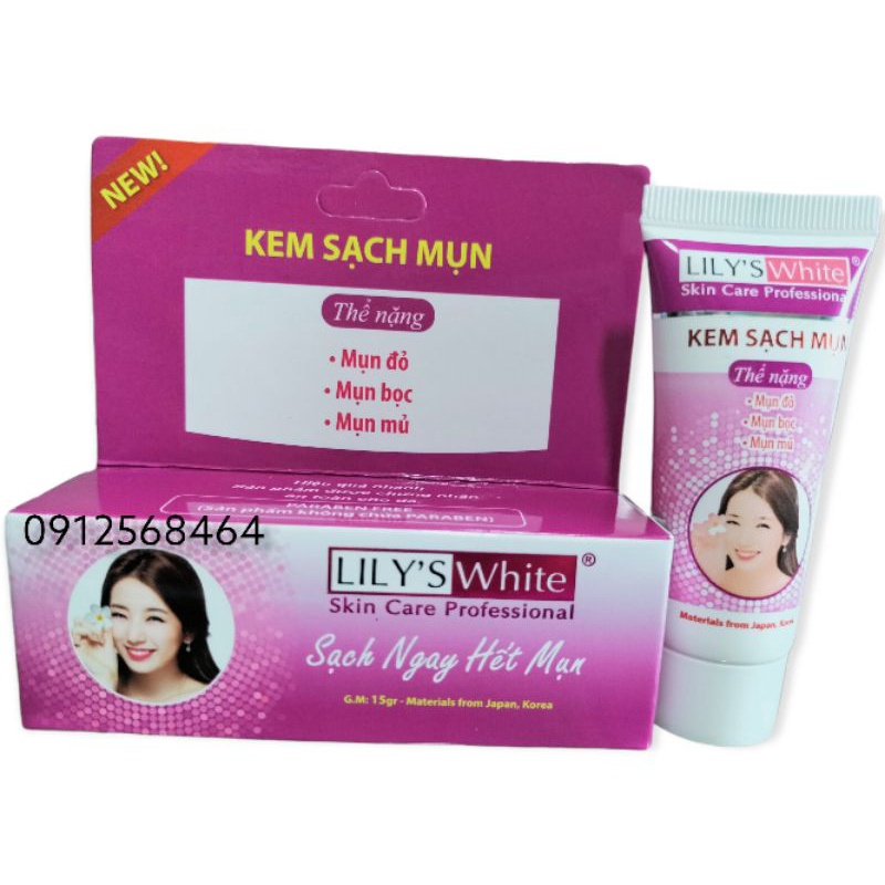 Kem Lily's White Kem Sạch Mụn Thâm