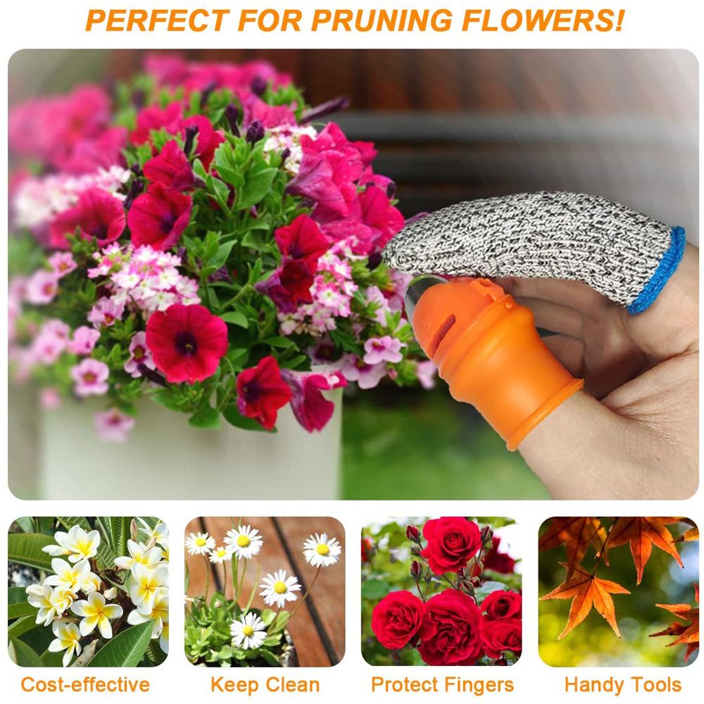 Dụng cụ đeo ngón tay bằng silicone dùng nhặt hạt bào vỏ rau củ quả tiện dụng