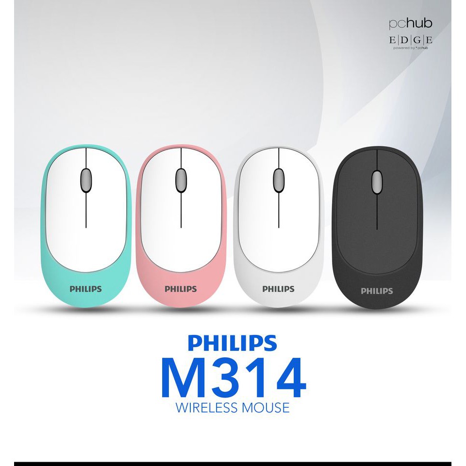 Chuột Không Dây Wireless Siêu Mỏng M314 Philips - Thích Hợp Dùng Văn Phòng
