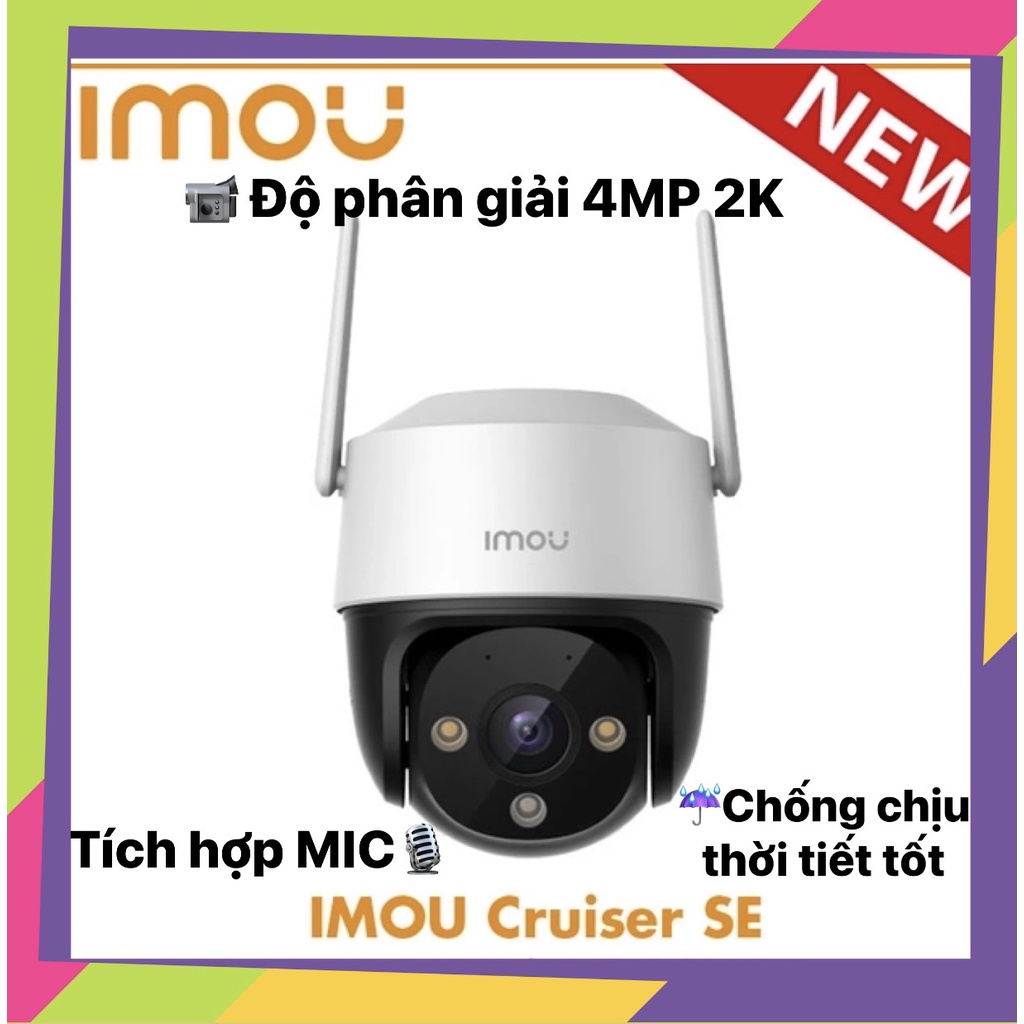 CAMERA WIFI CRUISER SE IPC-S41FP/IPC-S41FN, CAMERA NGOÀI TRỜI MỚI NHẤT 2022