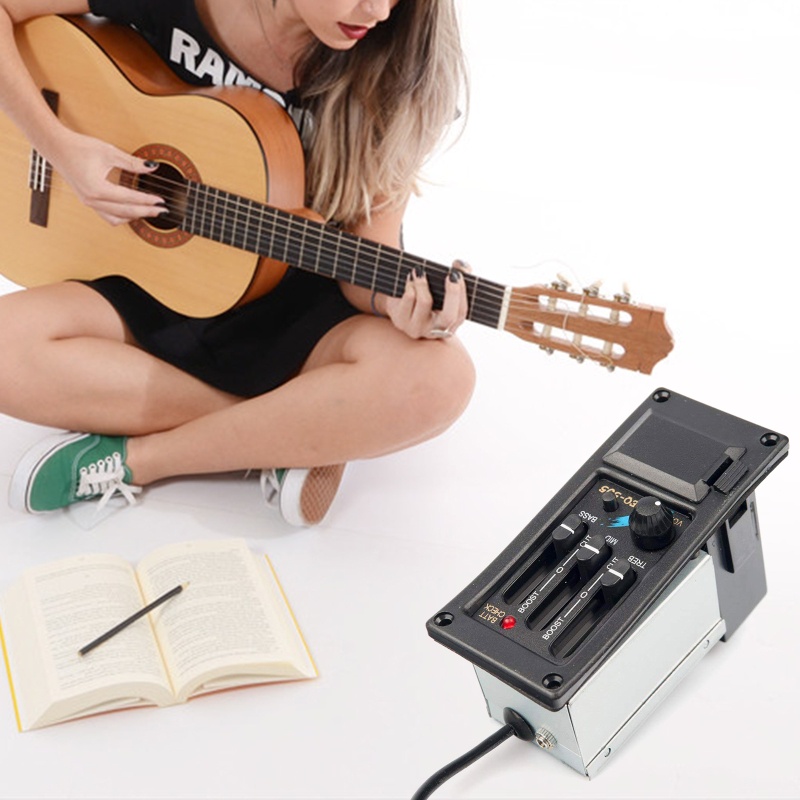 Bộ Cân Bằng EQ 3 Band Chuyên Dụng Cho Đàn Guitar EQ-505