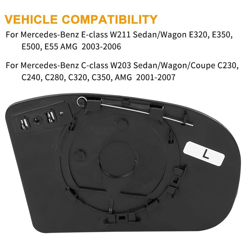 Gương Chiếu Hậu Bên Trái Cho Mercedes-Benz E-Class W211 2002-2008 W203 00-2004 2038100121
