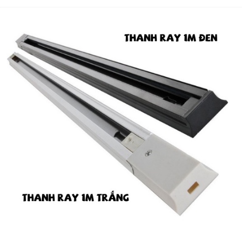 Thanh Ray 1M Màu Đen Màu Trắn Đèn Rọi Ray ĐÈN DAIKI